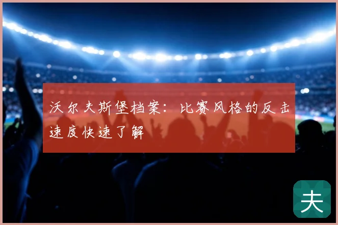 沃尔夫斯堡档案：比赛风格的反击速度快速了解